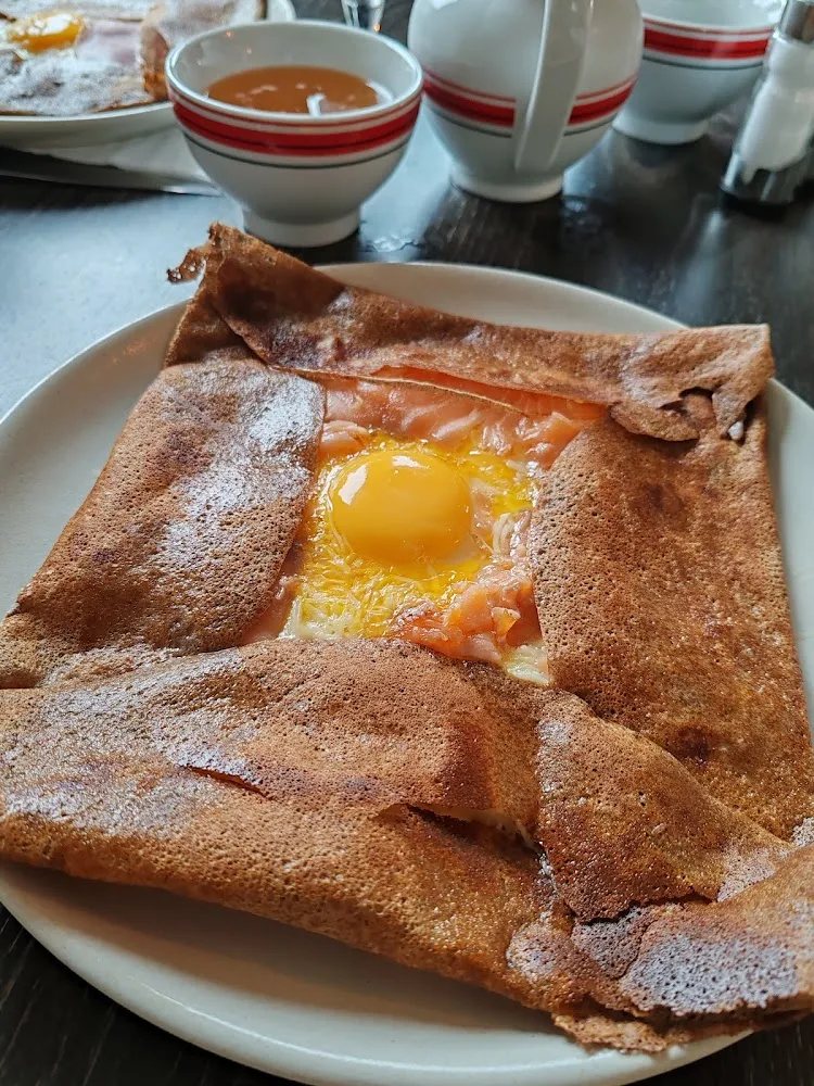 Galette Oeuf Saumon Et Fromage