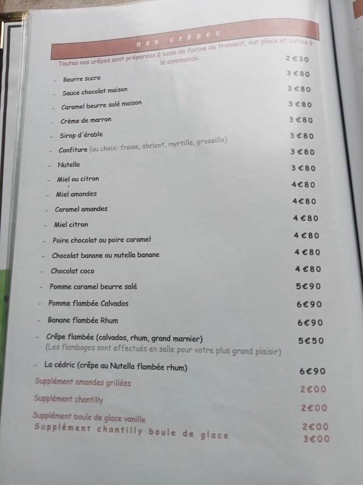 TY KORNOG - Menu Image 1