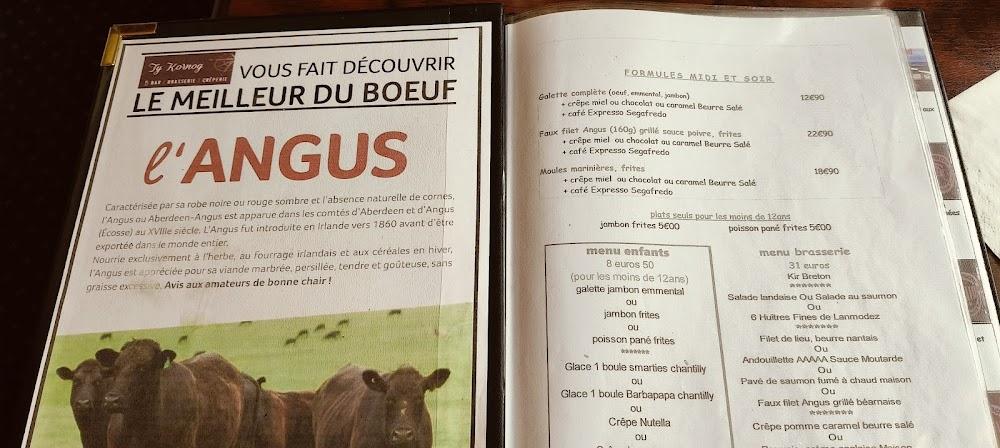 TY KORNOG - Menu Image 2